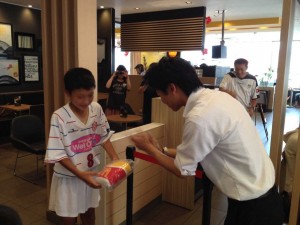 サッカー団結式①